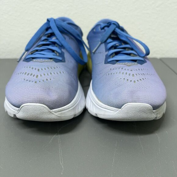 Hoka One One Pro Fly Mach 2 Womens Size US 8.5 Blue Yellow Sneakers Trainers - Picture 3 of 10